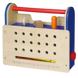 Drewniany Warsztat Majsterkowicza Stolarski z Narzędziami Viga Toys