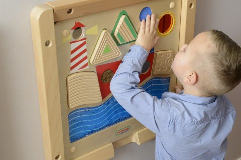 MASTERKIDZ Tablica Edukacyjna Sensoryczna Żeglowanie Ocean Montessori