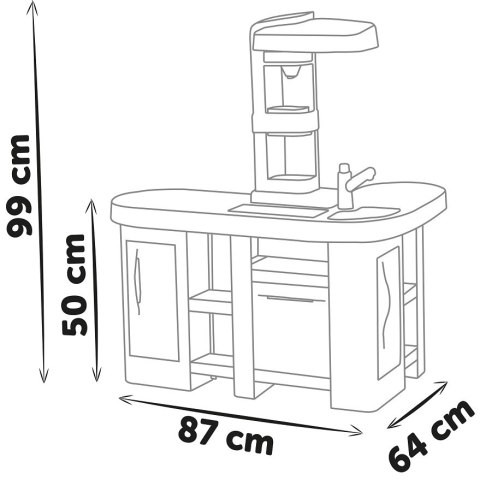 SMOBY Mini Tefal Studio Kuchnia Bubble XL + 34 Akcesoria