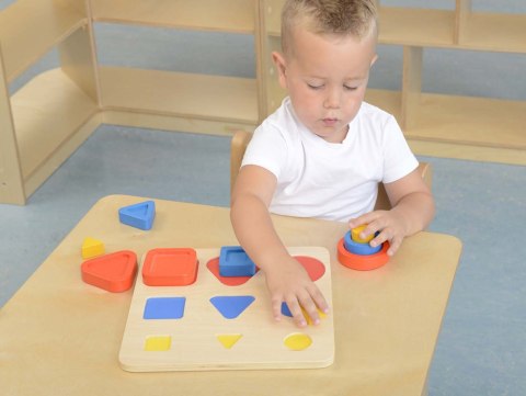 MASTERKIDZ Sorter Kształtów Klocki Geometryczne Montessori