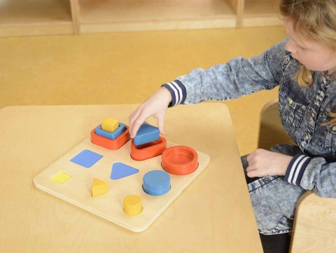 MASTERKIDZ Sorter Kształtów Klocki Geometryczne Montessori