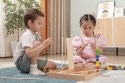 VIGA Drewniana Gra edukacyjna Logiczne koraliki 104 elementy Montessori