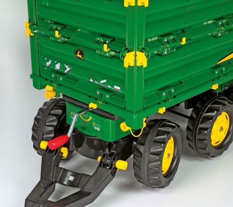 Rolly Toys rollyMulti Trailer - Przyczepa Wywrotka Rolly Multi John Deere 3 osiowa