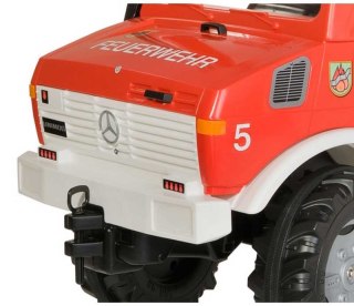 Rolly Toys Unimog Mercedes Benz Samochód na pedały Straż + Kogut