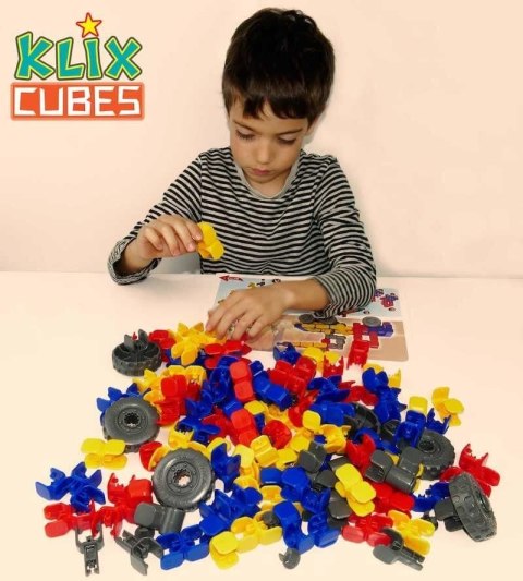 Klix Cubes Gears 310 el. - Klocki Konstrukcyjne