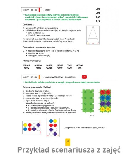 Zestaw Korbo EDU +Concept 450 el. + Książka z kartami pracy 23 x A4