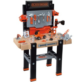 SMOBY Warsztat Black+Decker Bricolo Ultimate 95 akc. Wkrętarka