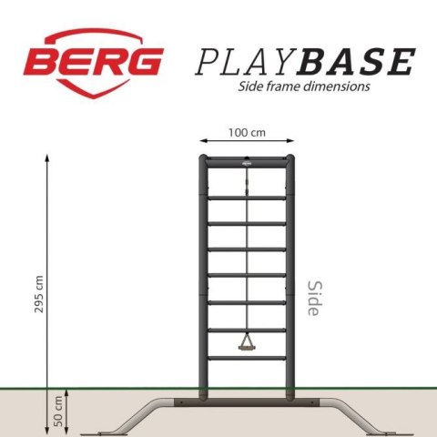 BERG Plac Zabaw PLAYBASE Huśtawką Drewnianą x2