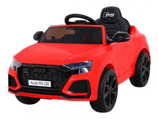 Audi RS Q8 Autko na akumulator Czerwony + Pilot + Wolny Start + EVA + LED + MP3 USB