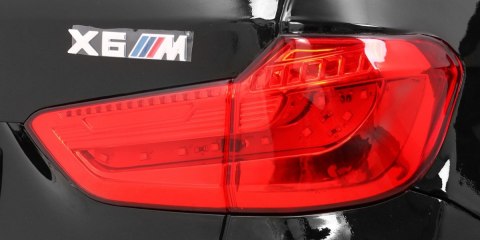 BMW X6M Elektryczne Autko dla dzieci Czarny + Pilot + EVA + Wolny Start + Panel audio + LED