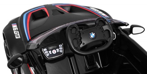 BMW M6 GT3 Auto na akumulator dla dzieci Czarny + Nawiew powietrza + Dźwięki MP3 Światła + Pilot