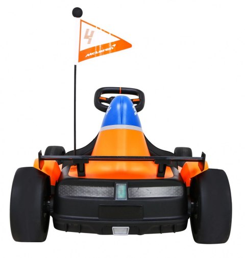 Gokart McLaren Drift na akumulator dla dzieci + Funkcja driftu + Sportowe siedzenie + Światła LED + Wolny Start + EVA