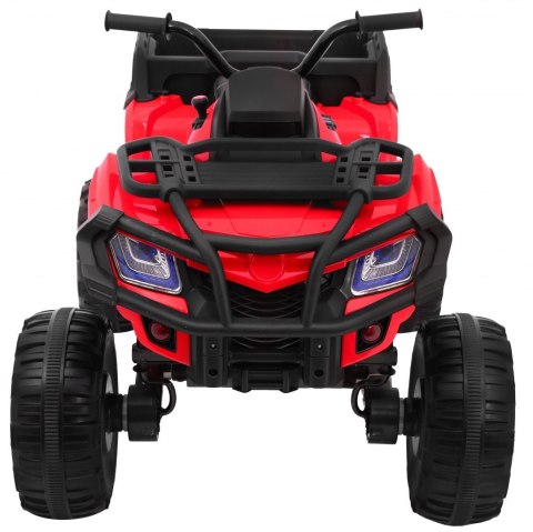 Quad XL ATV na akumulator dla dzieci Czerwony + Napęd 4x4 + Bagażnik + Wolny Start + EVA + Audio LED