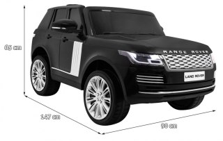 Range Rover HSE 2-osobowe Autko dla dzieci Czarny + Pilot + Panel audio + LED