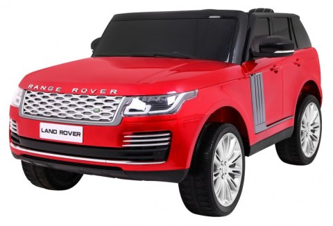 Range Rover HSE Lakierowane Autko dla 2 dzieci Czerwony + Pilot + Panel audio + LED