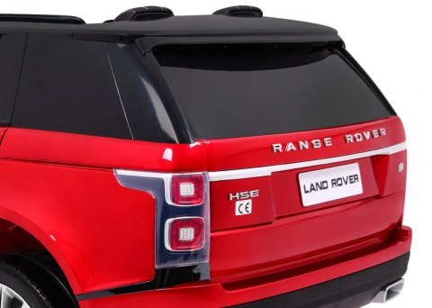 Range Rover HSE Lakierowane Autko dla 2 dzieci Czerwony + Pilot + Panel audio + LED