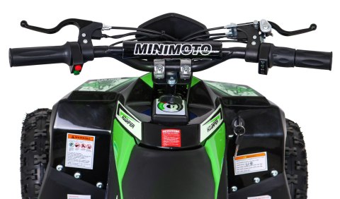 Quad HIPERFECT na akumulator Zielony 35km/h + Silnik bezszczotkowy 1000W + Koła pompowane + Regulacja siedzenia