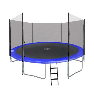 Trampolina ogrodowa SkyRamiz 427cm 14FT dla dzieci Niebieski + Akcesoria