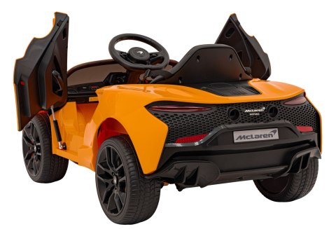 McLaren Artura na akumulator dla dzieci Pomarańczowy + Napęd 4x4 + Pilot + Wolny Start + EVA + Audio LED