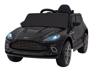 Aston Martin DBX na akumulator dla dzieci Czarny + Pilot + EVA + Pasy + Wolny Start + Audio LED