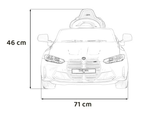 Pojazd BMW M4 Biały