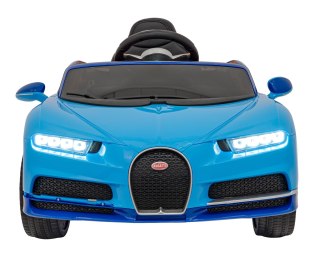 Bugatti Chiron na akumulator dla dzieci Niebieski + Pilot + Bagażnik + EVA + Amortyzatory + Audio LED