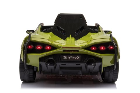 Lamborghini SIAN na akumulator dla dzieci Zielony + Pilot + EVA + Wolny Start + Audio LED