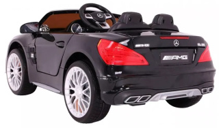 Mercedes AMG SL65 dla dzieci Czarny + Pilot + Bagażnik + Regulacja siedzenia + MP3 LED + Wolny Start