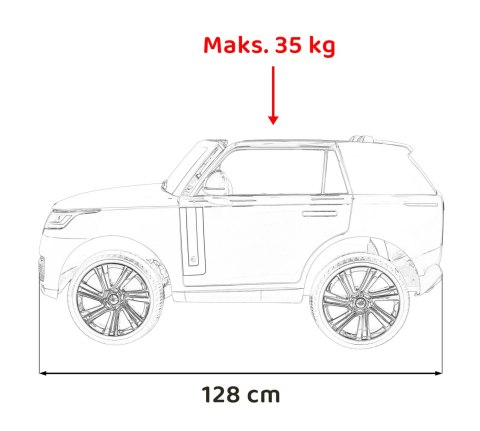 Pojazd Range Rover SUV Lift Czarny