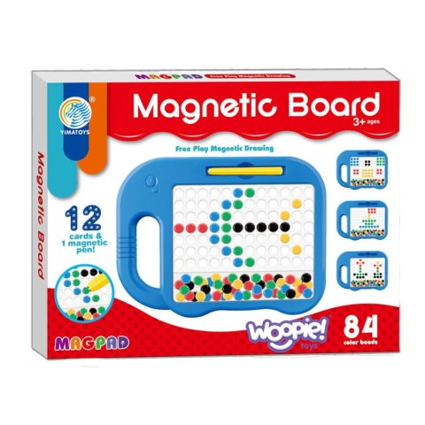 WOOPIE Tablica Magnetyczna dla Dzieci Montessori MagPad Słonik- Zestaw 12 Szt.