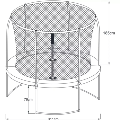 Axi Trampolina Bostonn 305 cm + Siatka