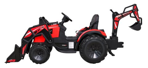 Pojazd Traktor Z Przyczepą 720-T Czerwony