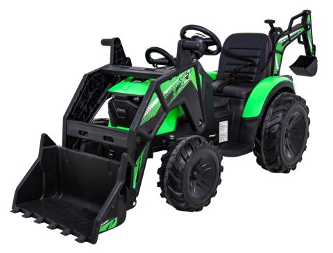 Pojazd Traktor Z Przyczepą 720-T Zielony