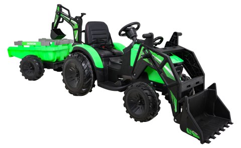 Pojazd Traktor Z Przyczepą 720-T Zielony