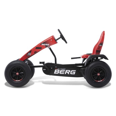 BERG Gokart na Pedały XL B.Super Red BFR Pompowane Koła od 5 lat do 100 kg