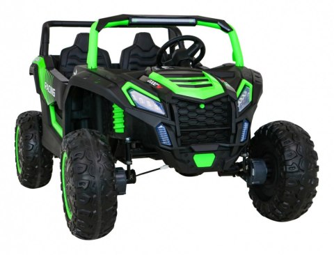 Buggy ATV Racing dla 2 dzieci Zielony + Napęd 4x4 + Pilot + Wolny Start + MP3 LED