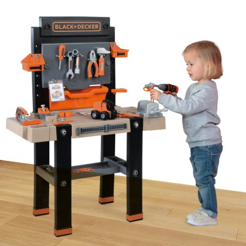 SMOBY Duży Warsztat Black & Decker Bricolo Ultimate + 92 Akcesoria