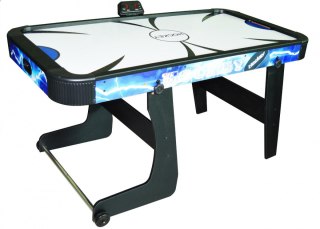 Cymbergaj dla dzieci + Stół do gry z MDF + Elektroniczny licznik punktów + Rodzinna gra Air Hockey 152x74x80cm