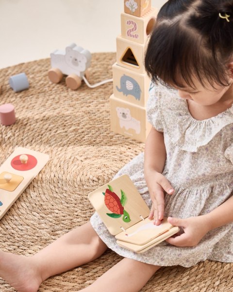 VIGA Zestaw Zabawek Edukacyjnych Pudełko Box od 12 miesiąca do 18 miesiąca