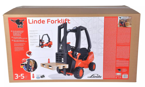 BIG Wózek Widłowy Na Pedały Linde Forklift