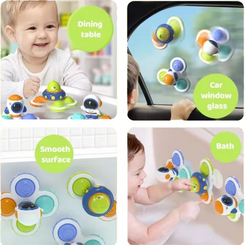 WOOPIE BABY Kosmiczny Spinner Pop-it Zabawka Sensoryczna Wymienne 3 szt.