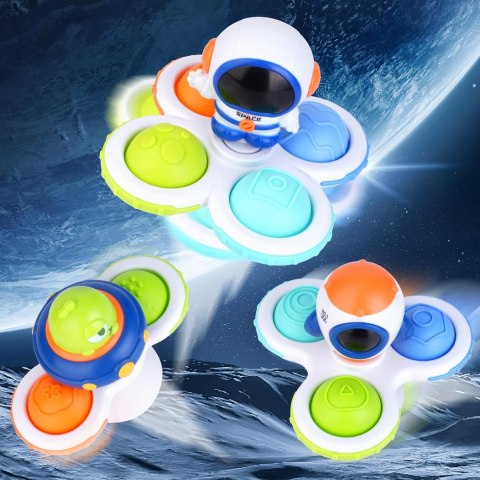 WOOPIE BABY Kosmiczny Spinner Pop-it Zabawka Sensoryczna Wymienne 3 szt.