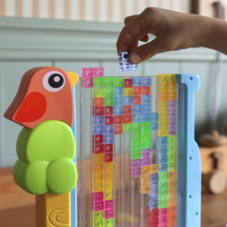 WOOPIE Gra Edukacyjna Tetris Kolorowe Klocki