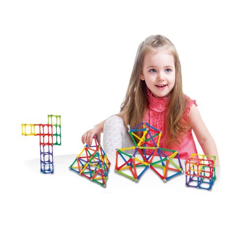 WOOPIE Magnetic Construction Blocks Creative Puzzle 180 pcs.