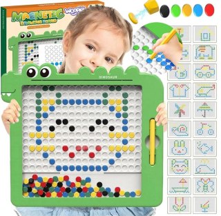 WOOPIE Tablica Magnetyczna dla Dzieci Montessori MagPad Dinozaur