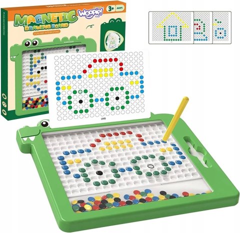 WOOPIE Tablica Magnetyczna dla Dzieci Montessori MagPad Dinozaur