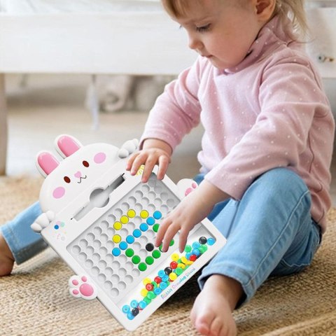 WOOPIE Tablica Magnetyczna dla Dzieci Montessori MagPad Królik