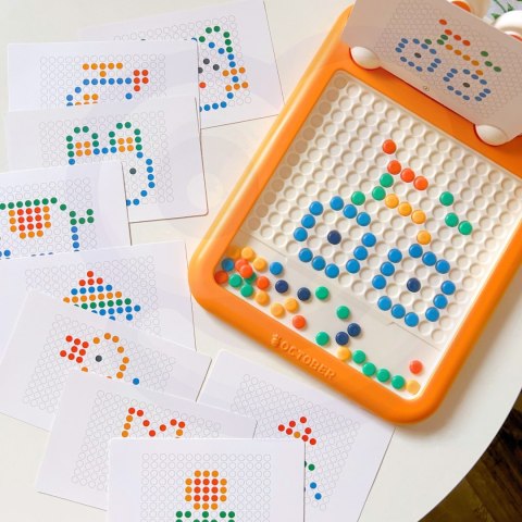 WOOPIE Tablica Magnetyczna Montessori MagPad Do Rysowania Królik Marchewka