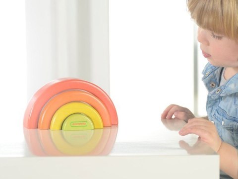 MASTERKIDZ Drewniane Puzzle Układanka Tęcza Montessori