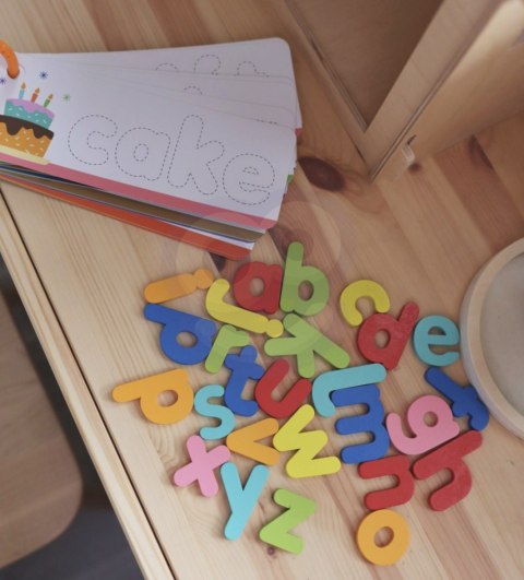 TOOKY TOY Puzzle Alfabet Montessori Nauka Literek Słów Zwierzątka 57 el.